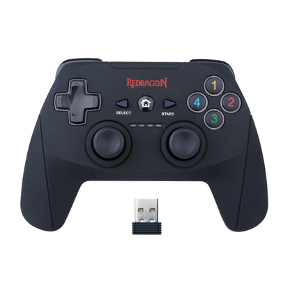 Redragon HARROW Wireless X/D-input(Digital/Analog) PC Controller – Black