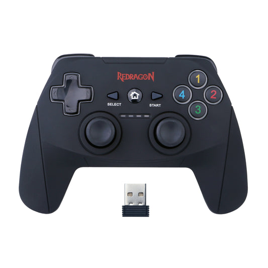 Redragon HARROW Wireless X/D-input(Digital/Analog) PC Controller – Black