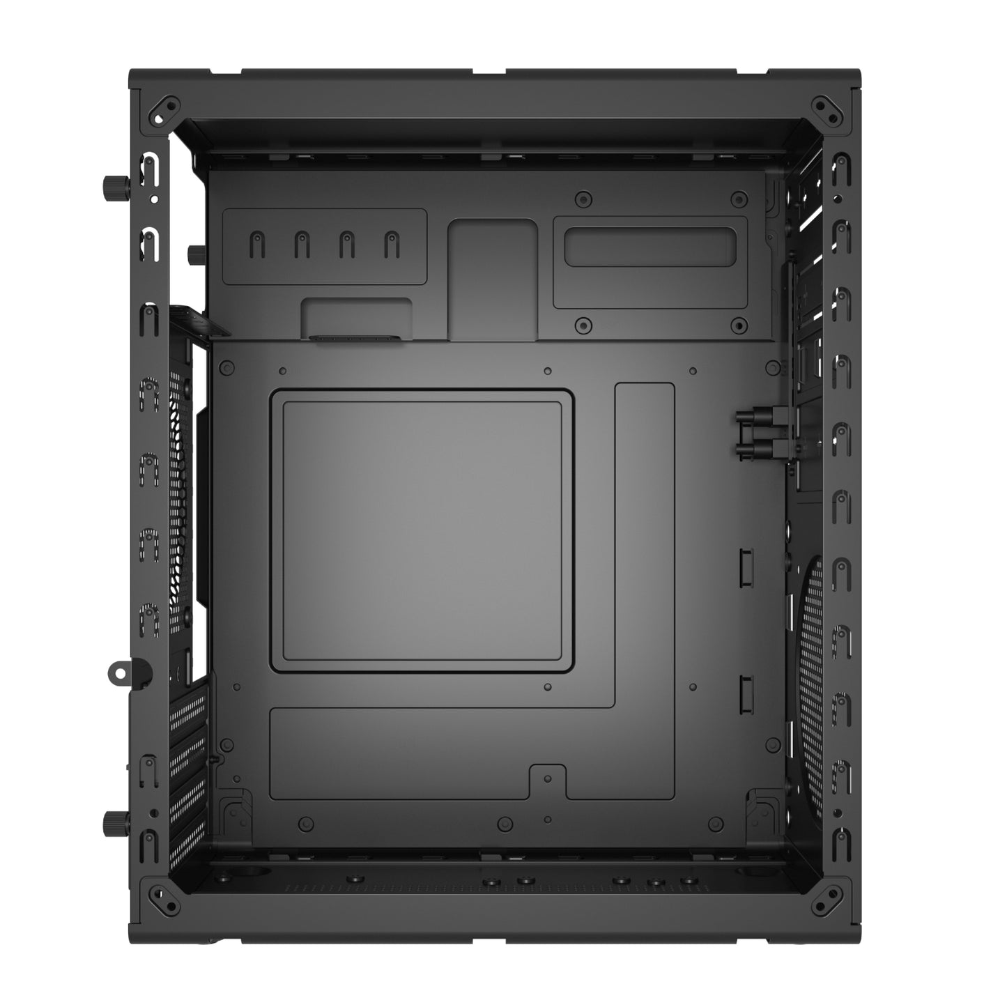 FSP S120 M-ATX Mid Tower Desktop Chassis – Black