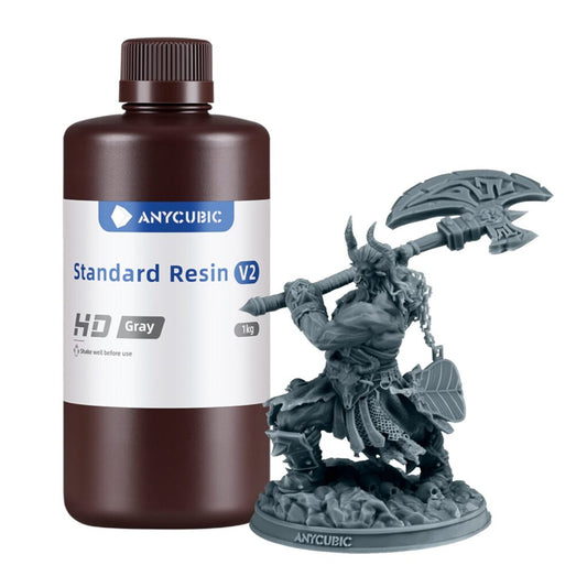 Anycubic Standard Resin V2 1kg – HD Grey