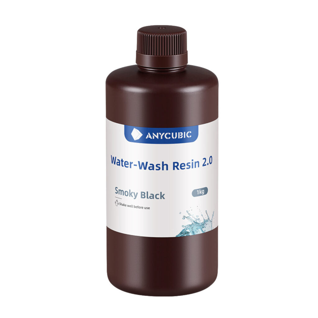Anycubic Water Wash Resin 2.0 – Smoky Black