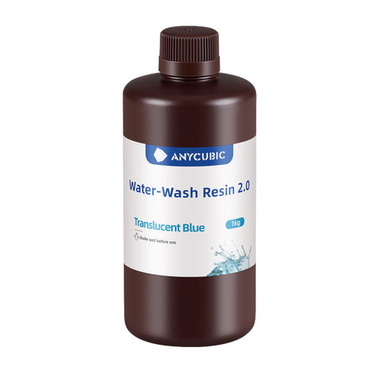 Anycubic Water Wash Resin 2.0 – Translucent Blue