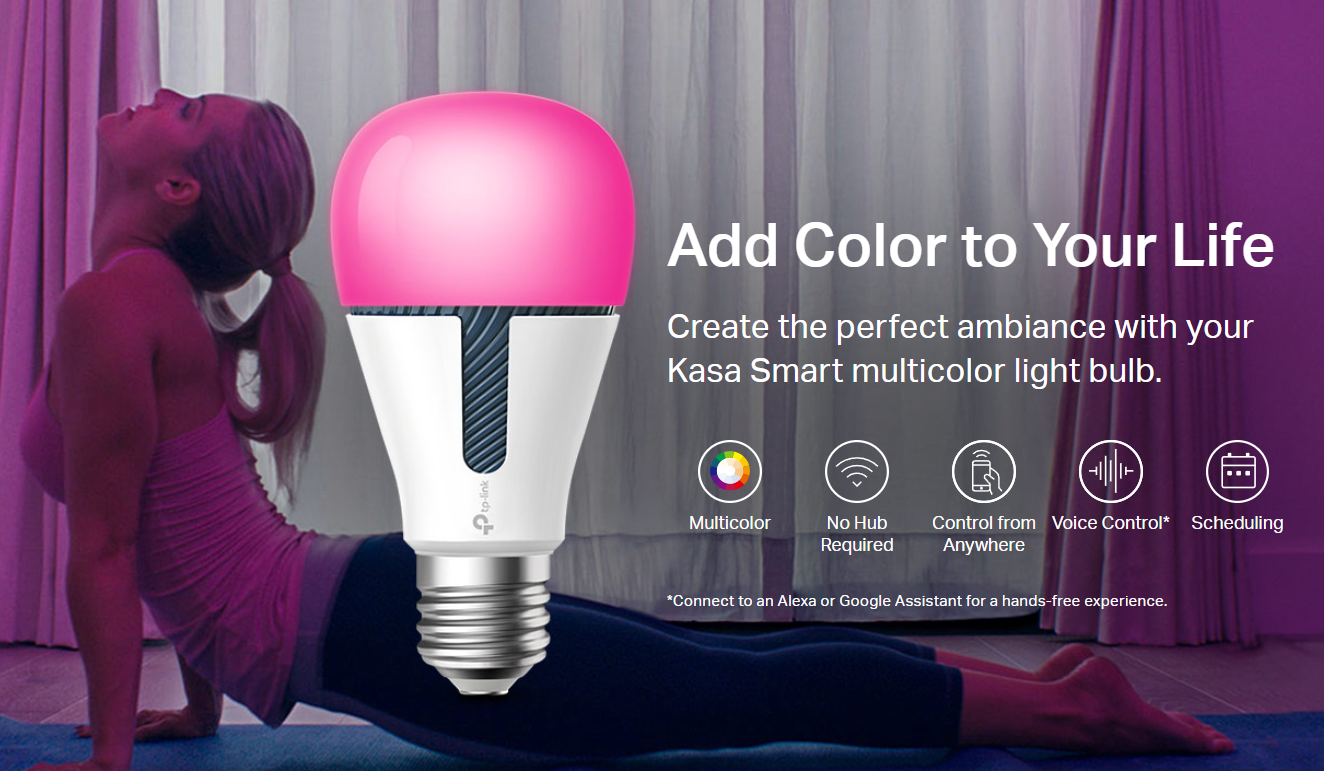 TP-Link Kasa Smart Multicolour Light Bulb - KL130