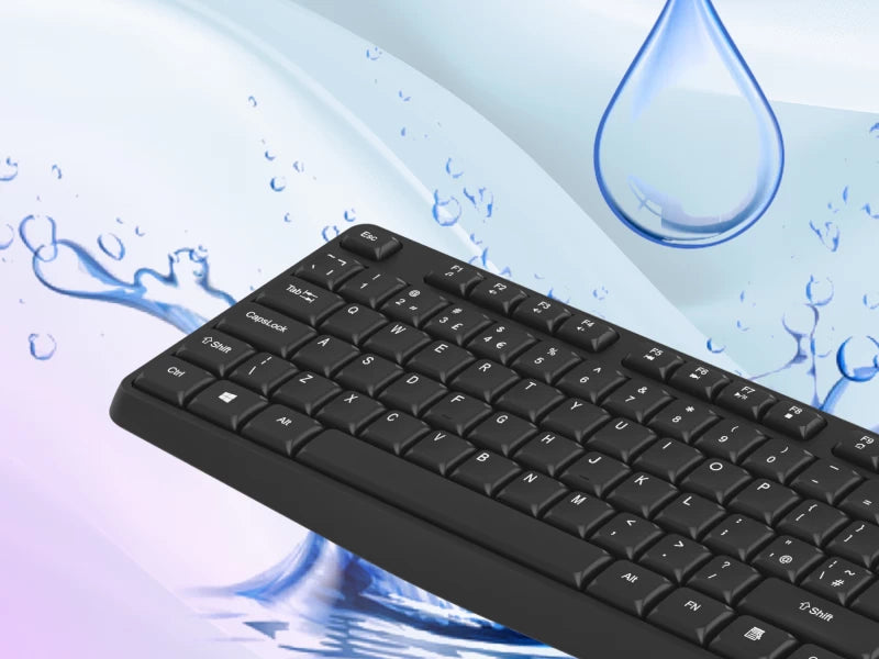 Canyon SET-W01 Keyboard+Mouse Wireless - Black