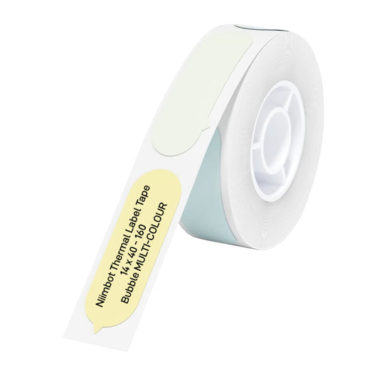 NIIMBOT D11/D110/D101/H1S Thermal Label 14x40mm – 160 Labels Per Roll – Bubble B