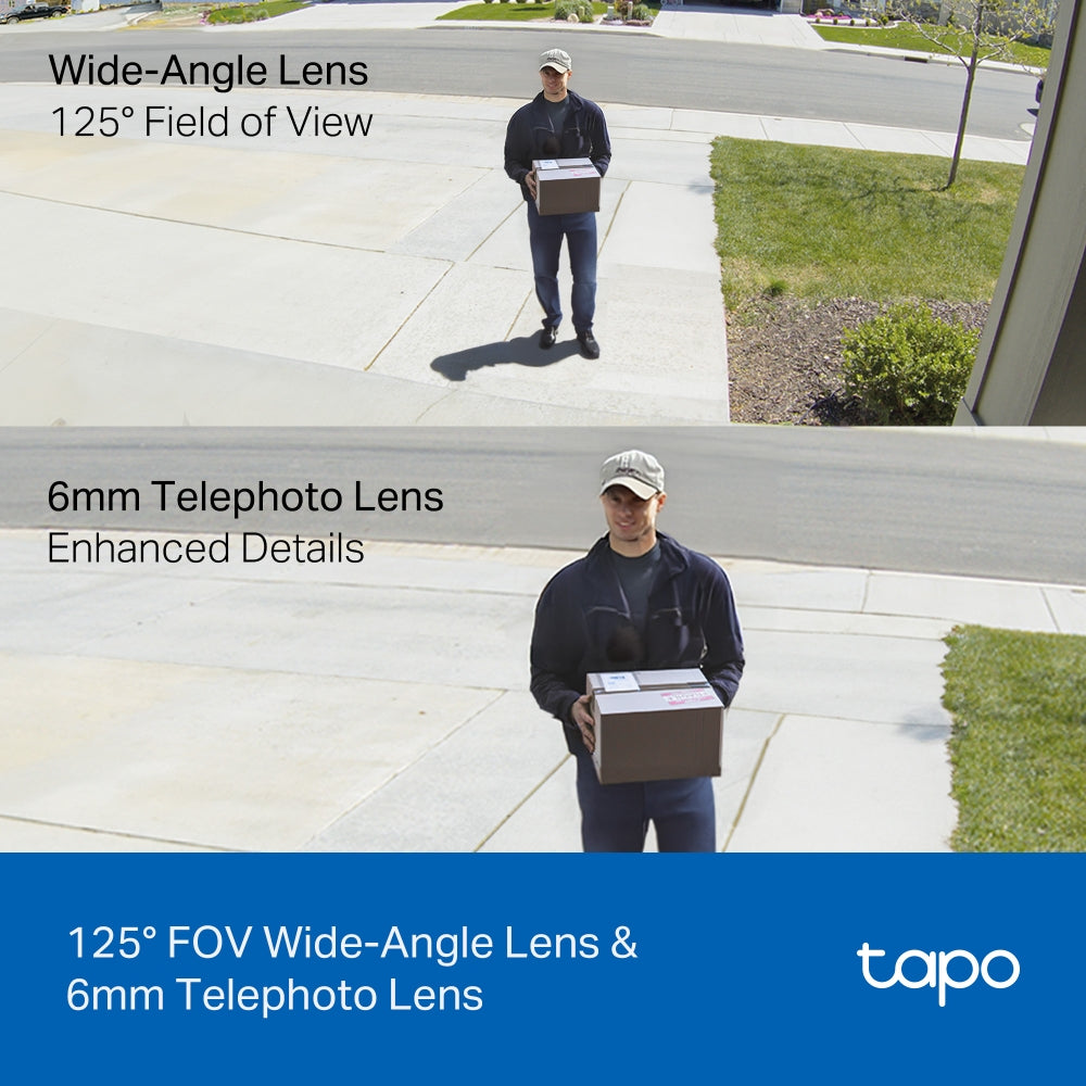 Tapo Indoor/Outdoor Dual Lens Security Camera - C246D