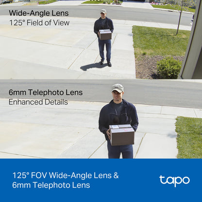 Tapo Indoor/Outdoor Dual Lens Security Camera - C246D