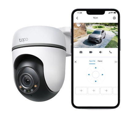 Tapo Outdoor Pan/Tilt Security WiFi Camera - TC41