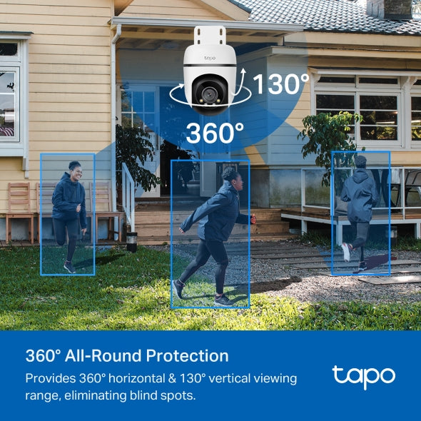 Tapo Outdoor Pan/Tilt Security WiFi Camera - TC41