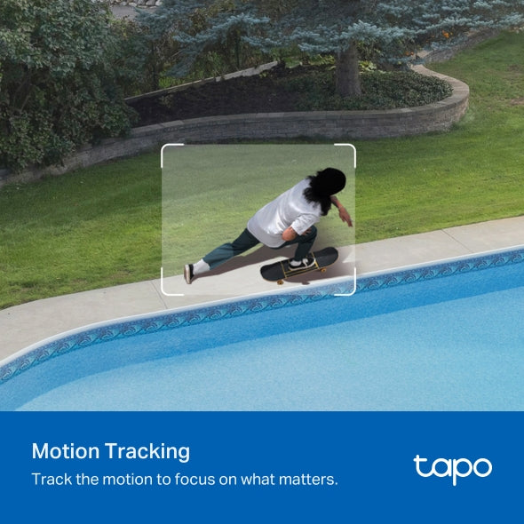 Tapo Outdoor Pan/Tilt Security Wi-Fi Camera - TC43