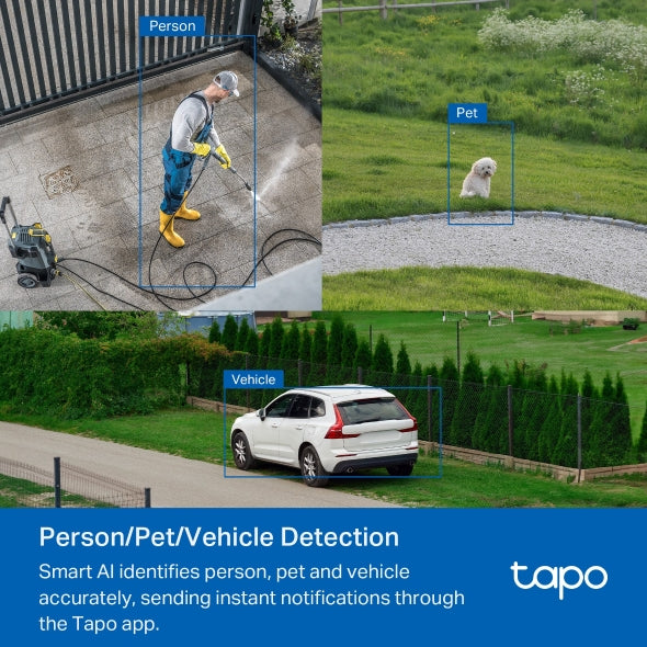 Tapo Outdoor Pan/Tilt Security Wi-Fi Camera - TC43