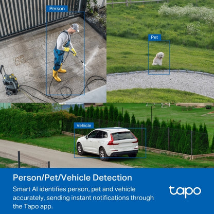 Tapo Outdoor Pan/Tilt Security Wi-Fi Camera - TC43