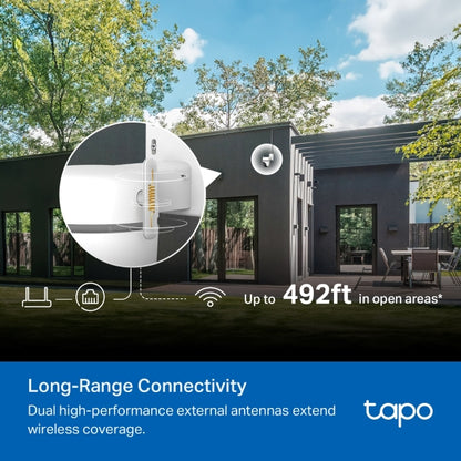 Tapo Outdoor Pan/Tilt Security Wi-Fi Camera - TC43