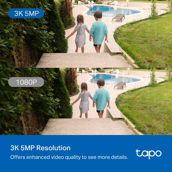 Tapo Outdoor Pan/Tilt Security Wi-Fi Camera - TC43