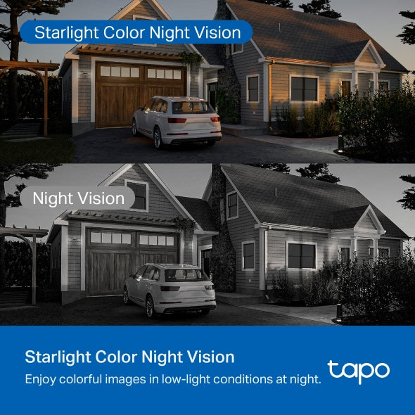 Tapo Outdoor Pan/Tilt Security Wi-Fi Camera - TC43