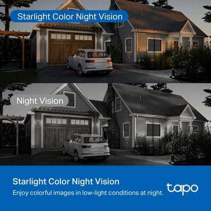 Tapo Outdoor Pan/Tilt Security Wi-Fi Camera - TC43