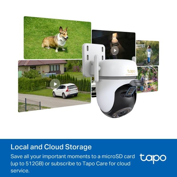 Tapo Outdoor Pan/Tilt Security Wi-Fi Camera - TC43