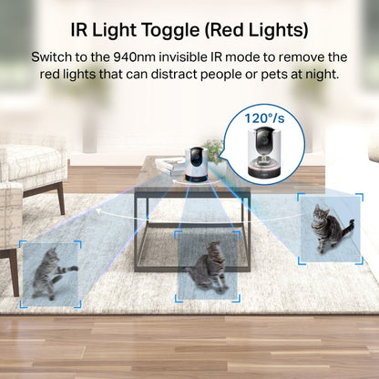 Tapo Pan/Tilt AI Home Security Wi-Fi Camera - Tapo C225
