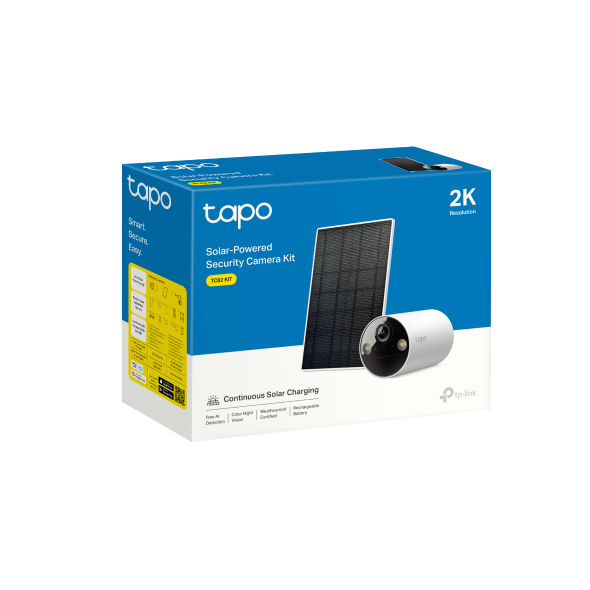 Tapo Solar-Powered Security Camera Kit - TC82 KIT