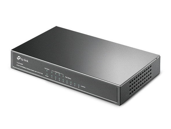 TP-Link 8-Port 10/100Mbps Desktop Switch with 4-Port PoE - TL-SF1008P