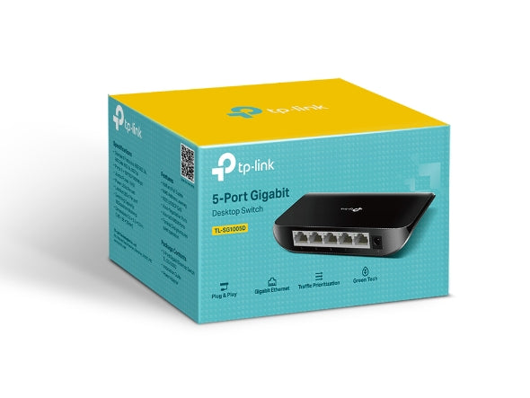 TP-Link 5-Port Gigabit Desktop Switch - TL-SG1005D