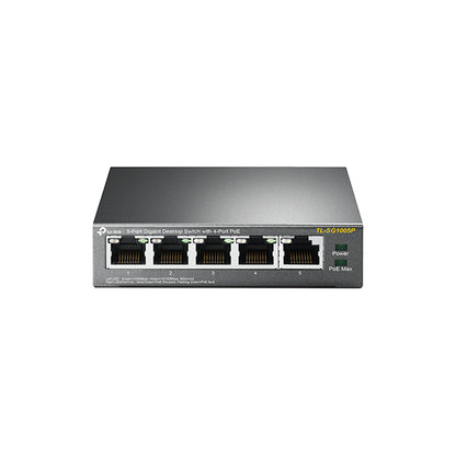 TP-Link 5-Port Gigabit Desktop Switch with 4-Port PoE+ - TL-SG1005P