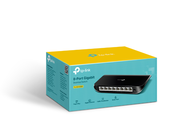 TP-Link 8-Port Gigabit Desktop Switch - TL-SG1008D