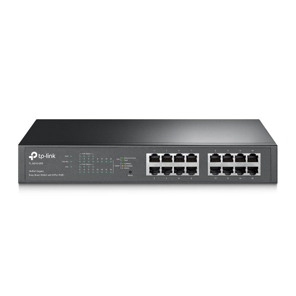 TP-Link 16-Port Gigabit Easy Smart Switch with 8-Port PoE+ - TL-SG1016PE