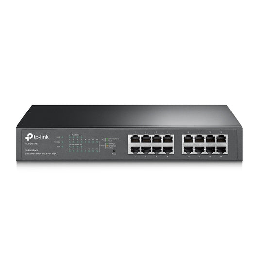 TP-Link 16-Port Gigabit Easy Smart Switch with 8-Port PoE+ - TL-SG1016PE