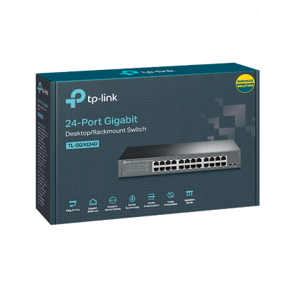 TP-Link 24-Port Gigabit Desktop/Rackmount Switch - TL-SG1024D