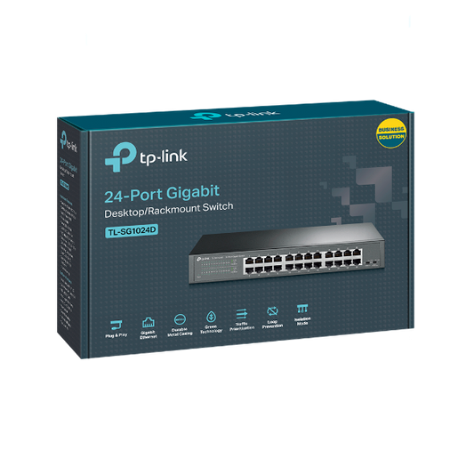 TP-Link 24-Port Gigabit Desktop/Rackmount Switch - TL-SG1024D
