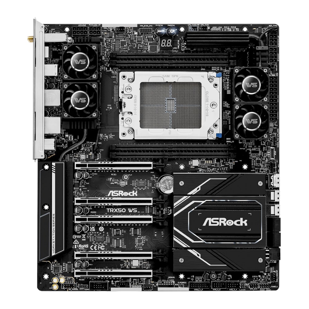 ASRock TRX50 WS AMD TR5 EATX Gaming Motherboard