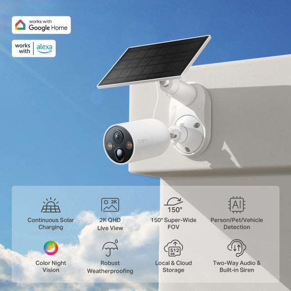 Tapo Solar-Powered Security Camera Kit - Tapo C425 KIT