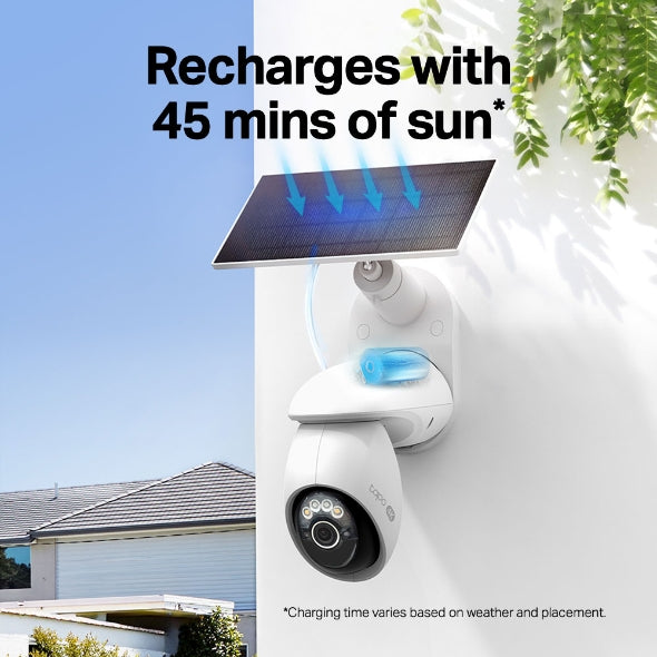 Tapo Solar-Powered Pan/Tilt Security Camera Kit - Tapo C660 KIT