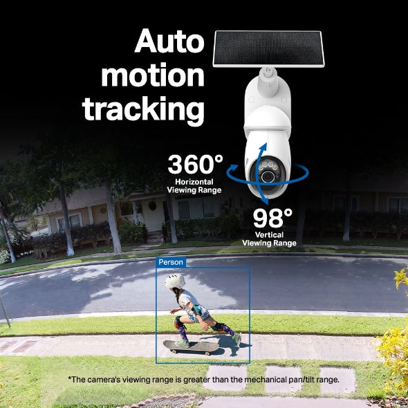 Tapo Solar-Powered Pan/Tilt Security Camera Kit - Tapo C660 KIT