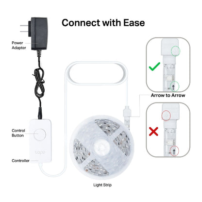 Tapo Smart Wi-Fi Light Strip, Multicolor - Tapo L920-5