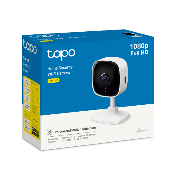 Tapo Home Security Wi-Fi Camera - Tapo C100