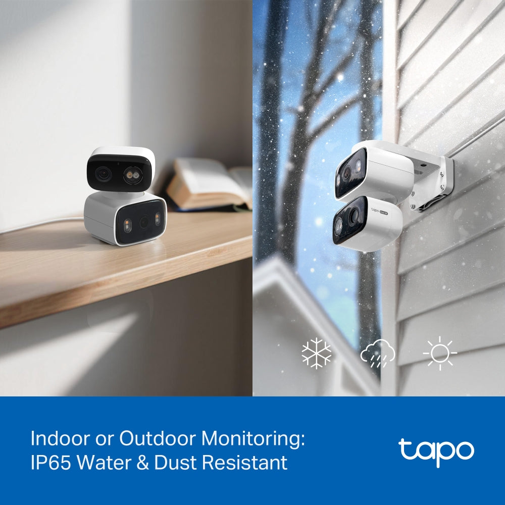 Tapo Indoor/Outdoor Dual Lens Security Camera - C246D