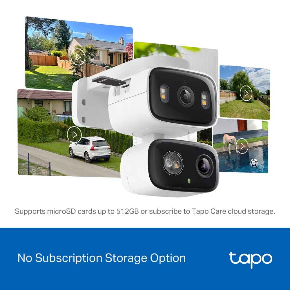 Tapo Indoor/Outdoor Dual Lens Security Camera - C246D