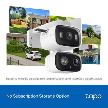 Tapo Indoor/Outdoor Dual Lens Security Camera - C246D