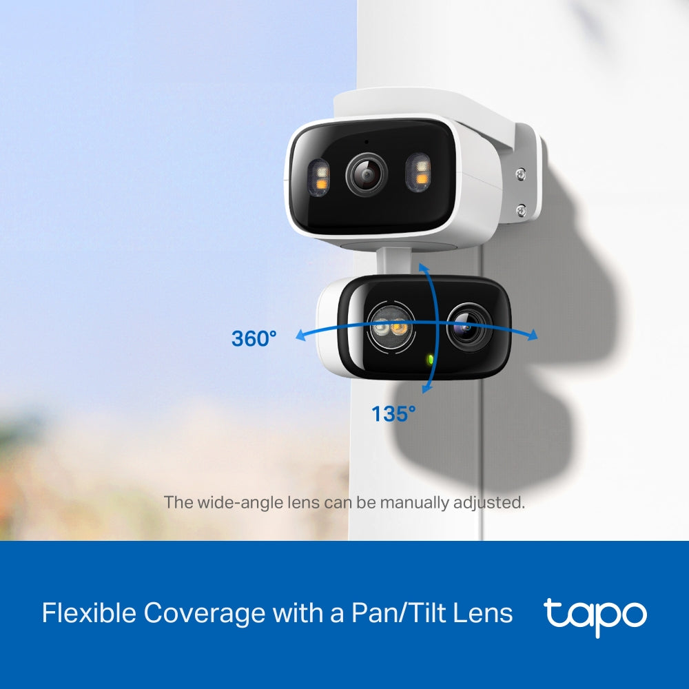 Tapo Indoor/Outdoor Dual Lens Security Camera - C246D