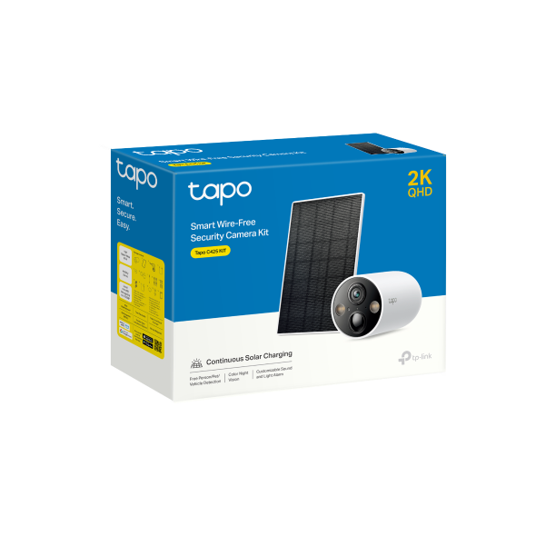 Tapo Solar-Powered Security Camera Kit - Tapo C425 KIT