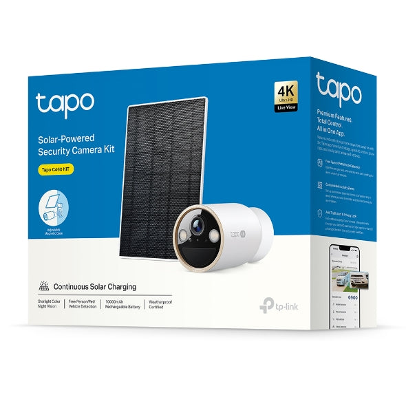 Tapo Solar-Powered Security Camera Kit - Tapo C460 KIT