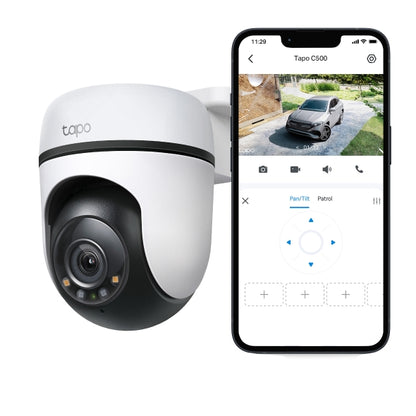 Tapo Outdoor Pan/Tilt Security WiFi Camera - Tapo C500