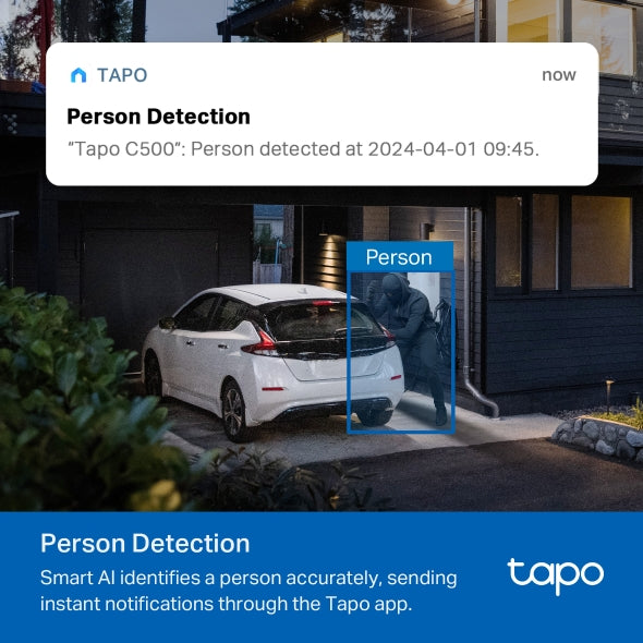 Tapo Outdoor Pan/Tilt Security WiFi Camera - Tapo C500