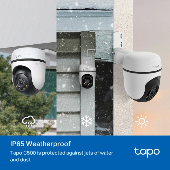 Tapo Outdoor Pan/Tilt Security WiFi Camera - Tapo C500