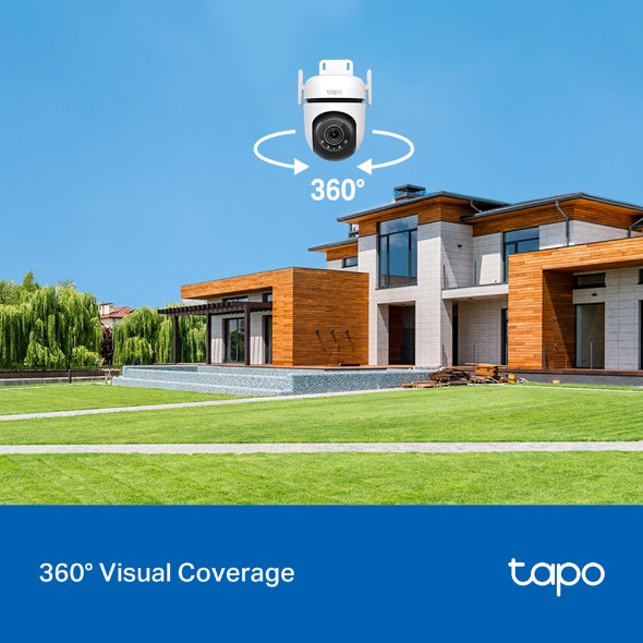 Tapo Outdoor Pan/Tilt Security Wi-Fi Camera - Tapo C520WS
