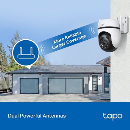 Tapo Outdoor Pan/Tilt Security Wi-Fi Camera - Tapo C520WS