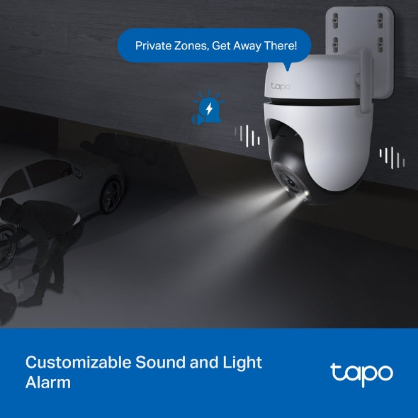 Tapo Outdoor Pan/Tilt Security Wi-Fi Camera - Tapo C520WS