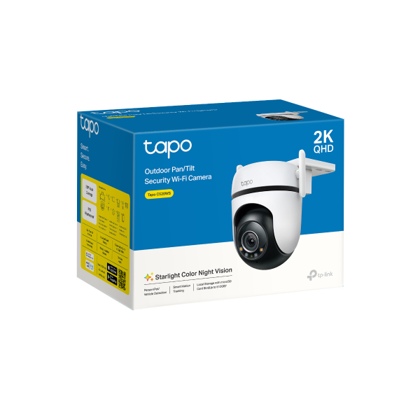Tapo Outdoor Pan/Tilt Security Wi-Fi Camera - Tapo C520WS